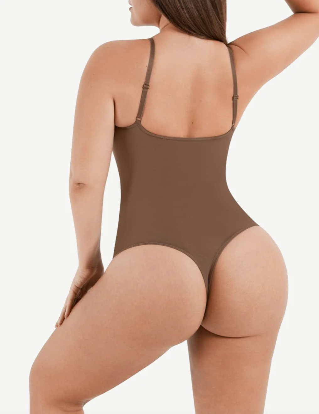 Tummy Control Shapewear Adjustable Straps Seamless Thong Body Shaper